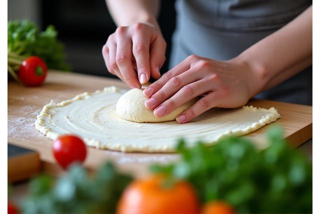 Mani che cucinano e scrivono ricette